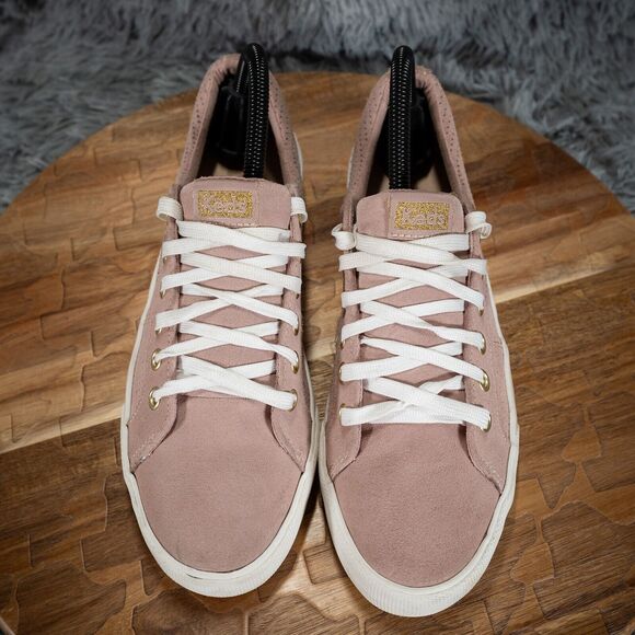 Keds Jump Kick Duo Lace Up, Sneaker Women’s, Light Pink Suede Size 7.5 M - Picture 2 of 8